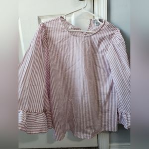 Striped blouse size Medium